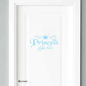 Princess Letter Wall Sticker Removable Self VelnoraUSA