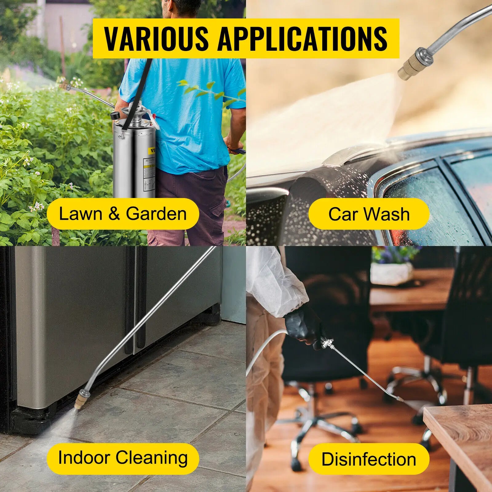 Stainless Steel Garden Pump Sprayer