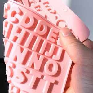 2Pcs Reusable Silicone Letter Number Molds VelnoraUSA