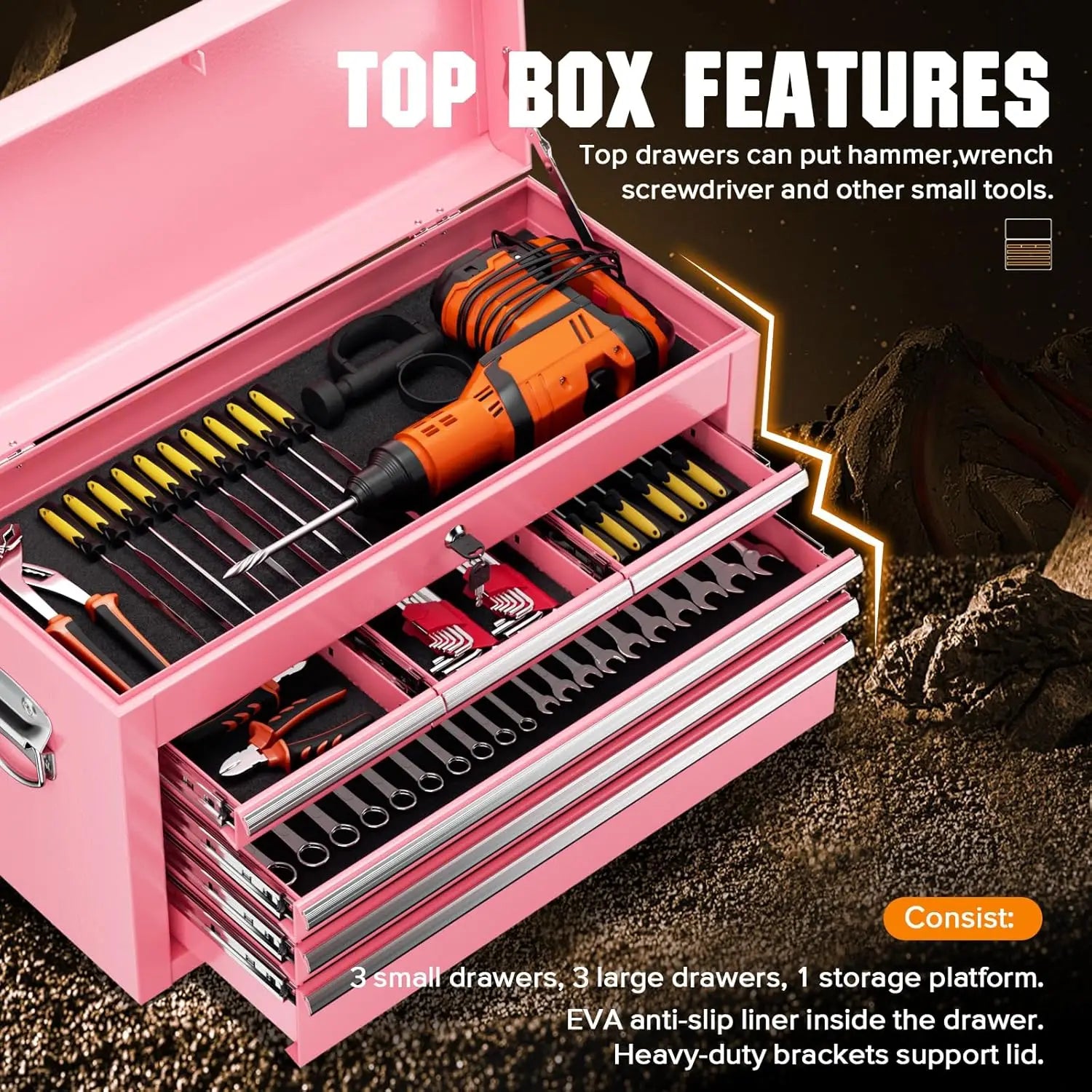 Rolling Tool Chest Cabinet