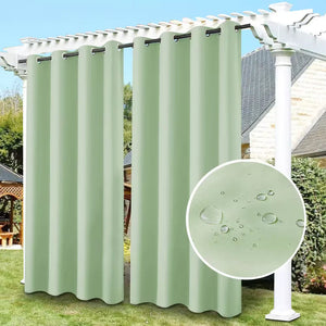 Outdoor Curtains Waterproof Garden Uvexterior Curtain VelnoraUSA