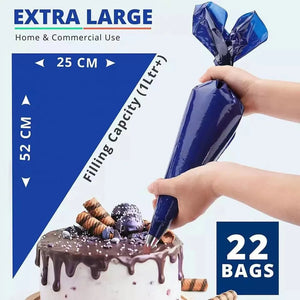 21 Inch Pastry Bags Disposable Icing VelnoraUSA