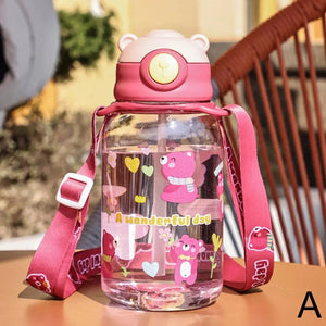 Cute Kids Water Bottle Straw Free VelnoraUSA