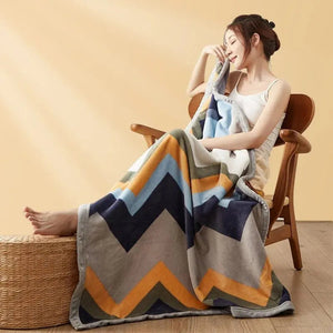 Soft Flannel Throw Blanket VelnoraUSA