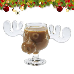 240Ml Glass Moose Mug Christmas Vacation VelnoraUSA