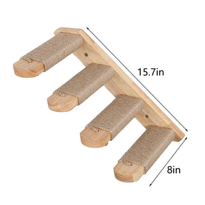 Cat Climbing Shelf Wall Mounted Four VelnoraUSA