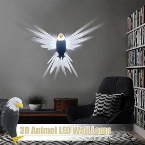 3D Wall Lamp Eagle Shape Projector VelnoraUSA