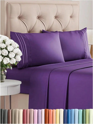 Luxury Embroidered Bedding Set VelnoraUSA