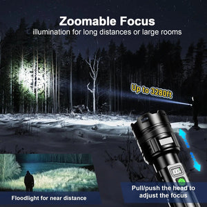 Powerful 1000000 High Lumen Led Flashlight VelnoraUSA