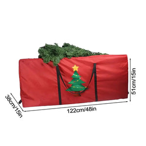 Foldable christmas tree bag 210 cm 180cm Waterproof christmas tree storage VelnoraUSA
