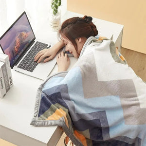 Soft Flannel Throw Blanket VelnoraUSA
