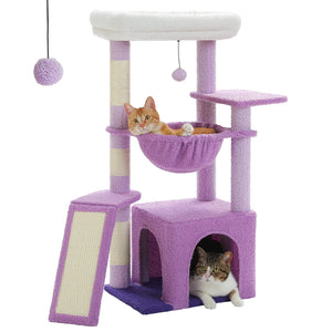 Small Cat Tree Cat Tower Natural VelnoraUSA