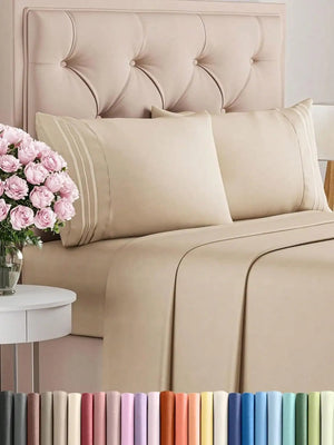 Luxury Embroidered Bedding Set VelnoraUSA