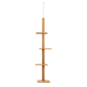 Adjustable Height Cat Tree Indoor Floor VelnoraUSA