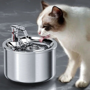 2L Fully Stainless Steel Pet Water VelnoraUSA