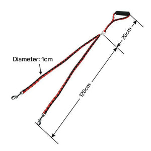 1 4M Pet Double Leash 2 Way VelnoraUSA