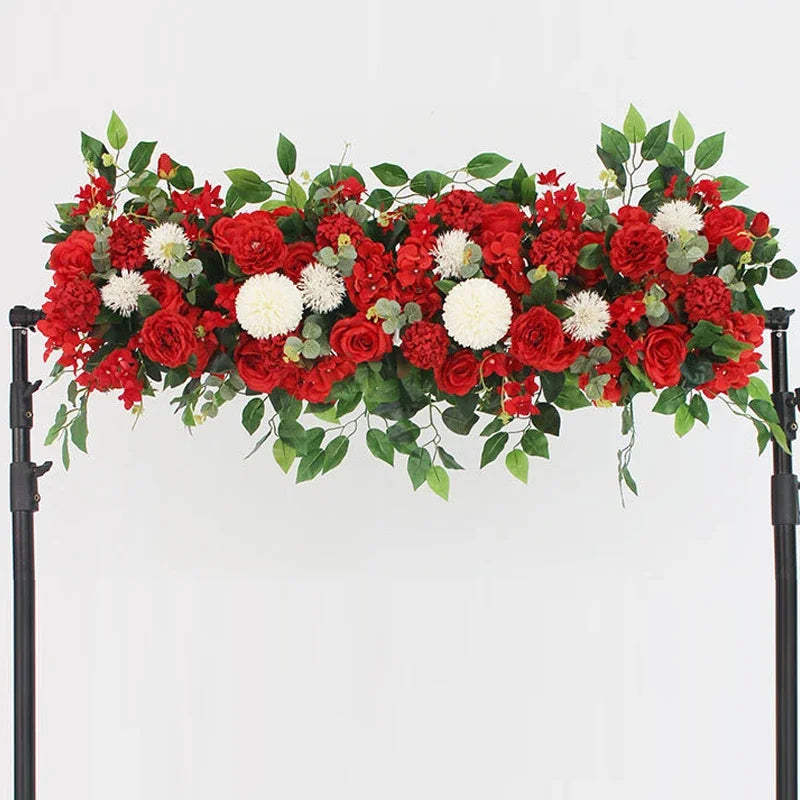Luxury White Rose Floral Garland