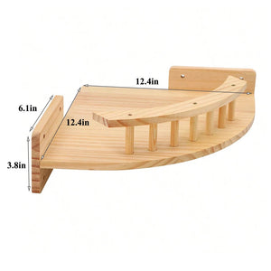 Cat Climbing Shelf Wall Mounted Four VelnoraUSA