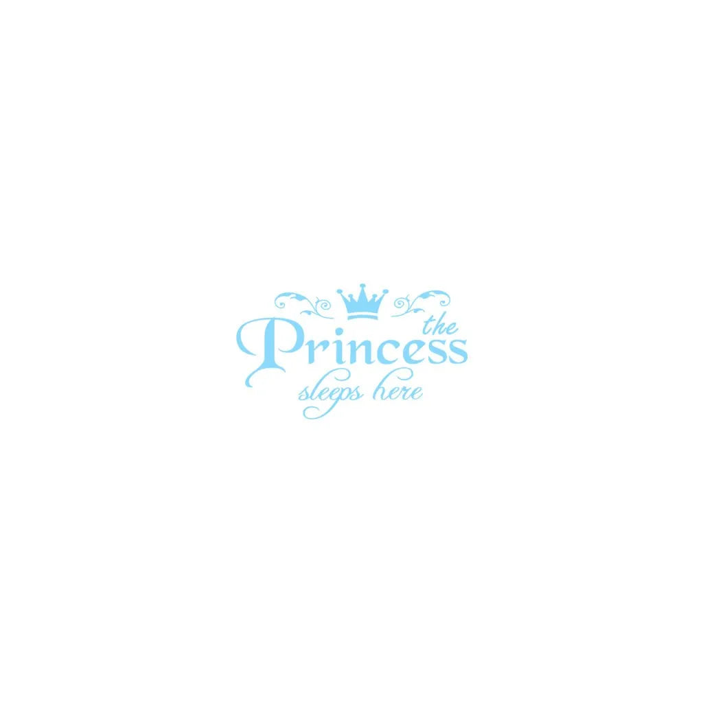 Princess Letter Wall Sticker Removable Self VelnoraUSA