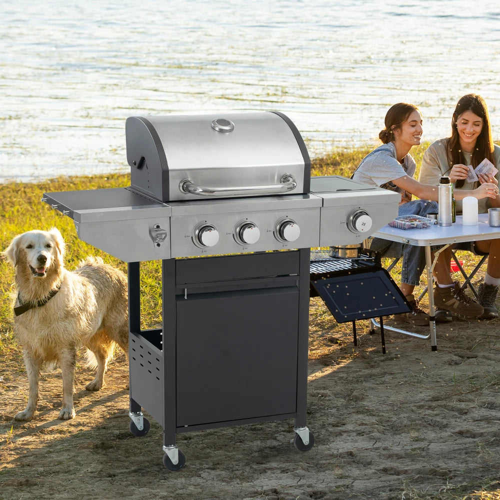 3 Burner Propane Gas Grill