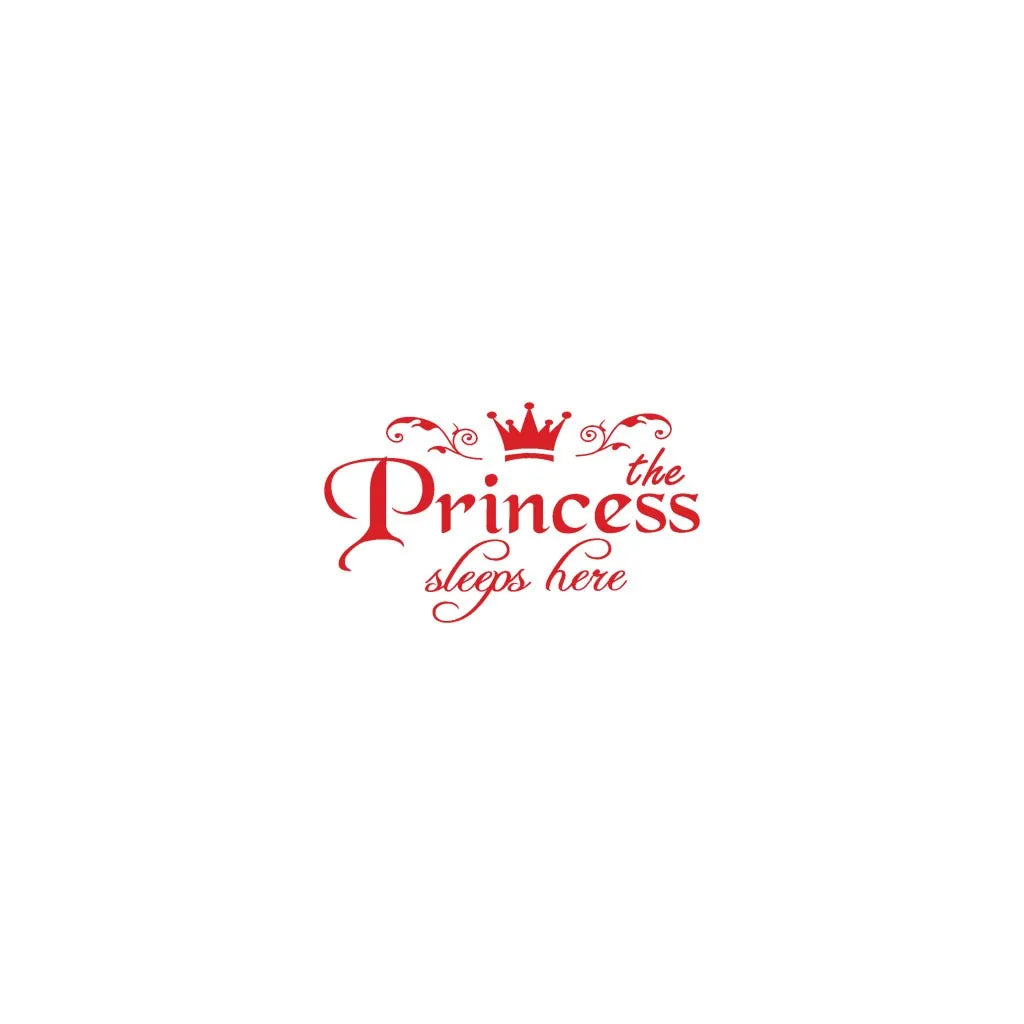 Princess Letter Wall Sticker Removable Self VelnoraUSA