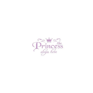 Princess Letter Wall Sticker Removable Self VelnoraUSA