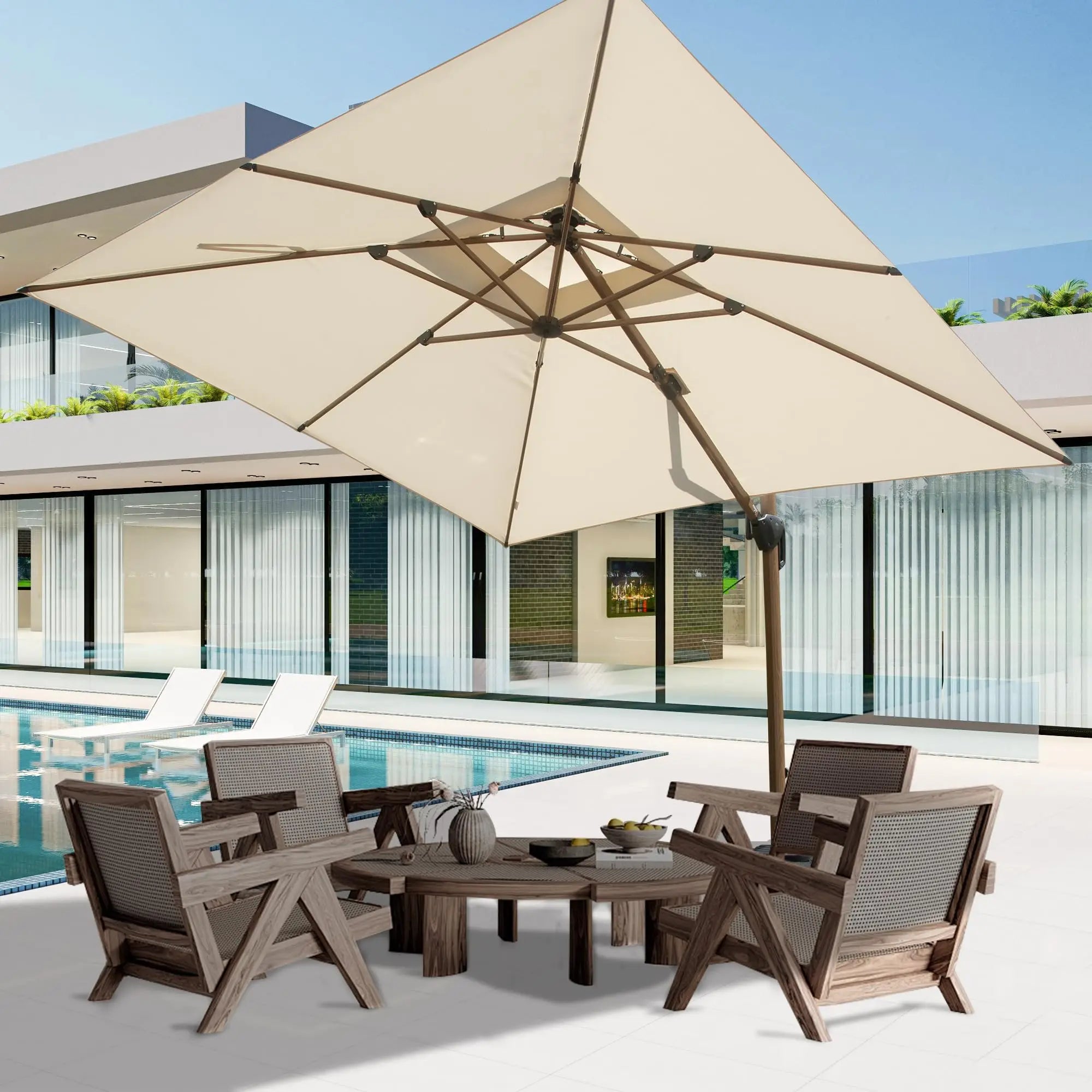11Ft Cantilever Patio Umbrella