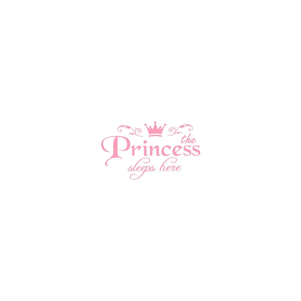 Princess Letter Wall Sticker Removable Self VelnoraUSA