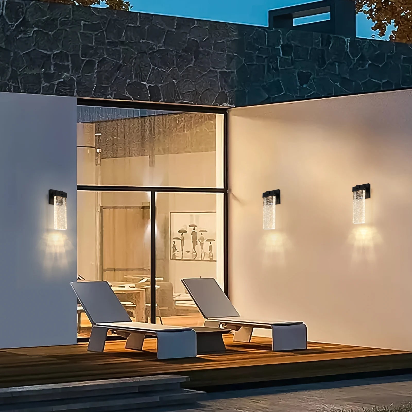 12 Inch Wall Sconce Lights Set