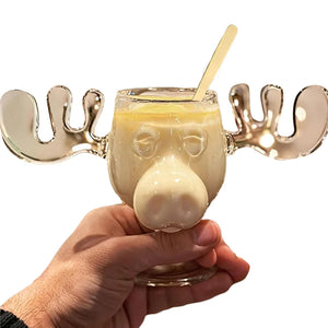 240Ml Glass Moose Mug Christmas Vacation VelnoraUSA