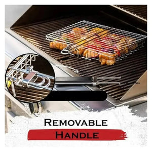 Folding BBQ Grill Basket VelnoraUSA