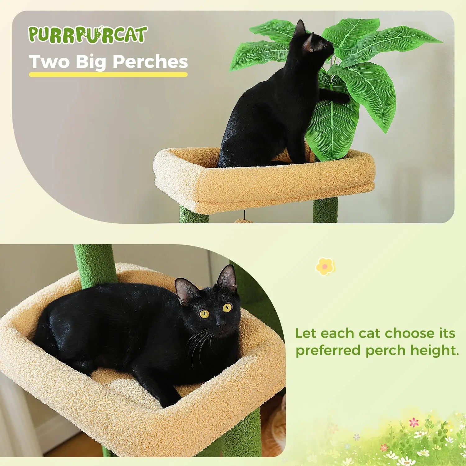190Cm Large Cat Tree 6-Level Cat VelnoraUSA