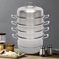 5 Tier Stainless Steel Steamer Pot