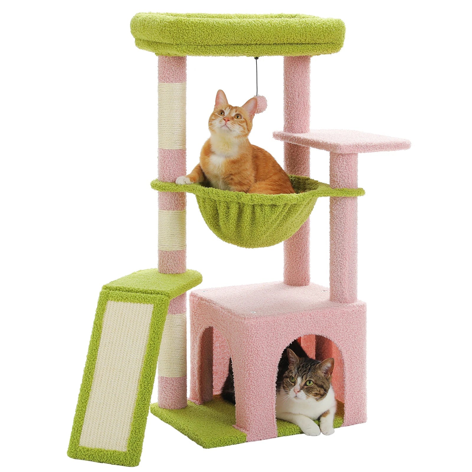 Small Cat Tree Cat Tower Natural VelnoraUSA