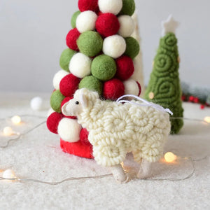1Pcs Cute Felt Sheep Xmas Tree VelnoraUSA