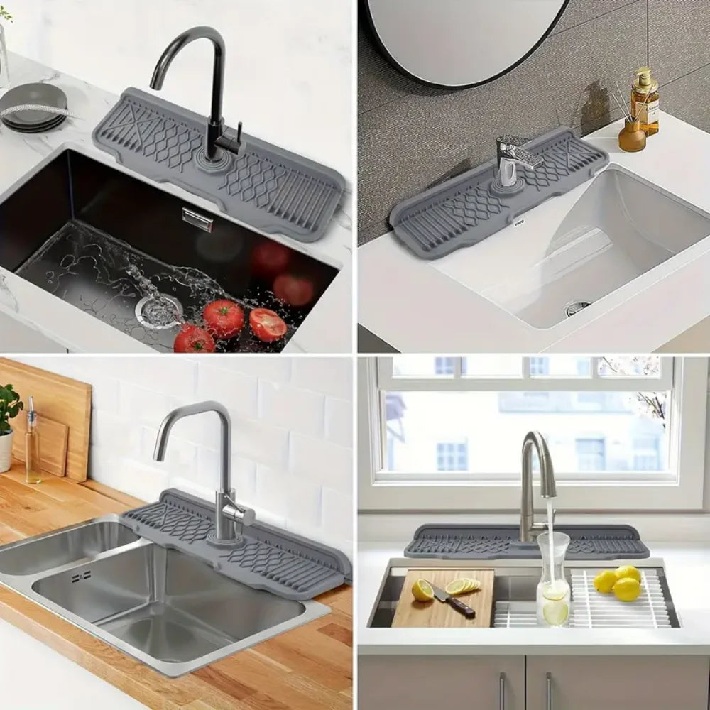 Kitchen Sink Splash Guard Silicone Faucet VelnoraUSA