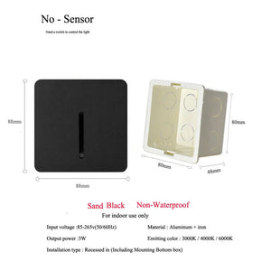 Pir Sensor Wall Lamp Embedded Step VelnoraUSA