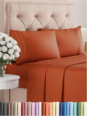 Luxury Embroidered Bedding Set VelnoraUSA