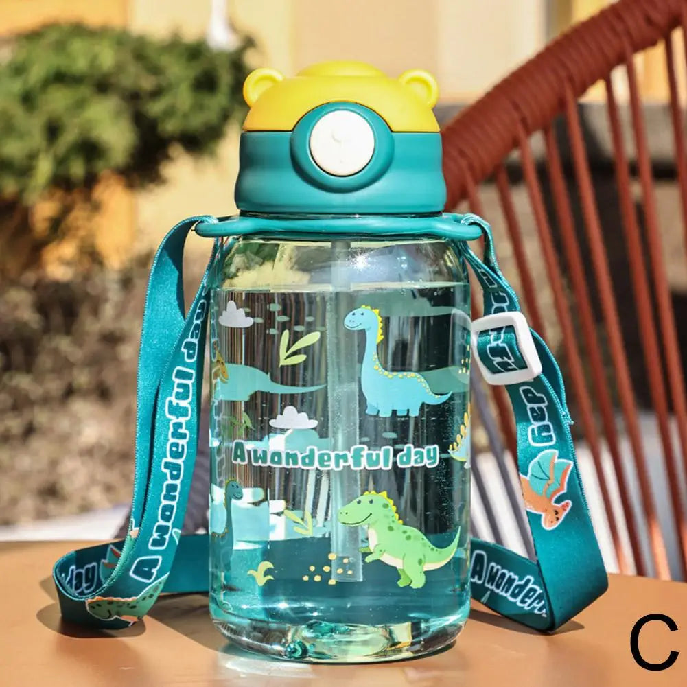 Cute Kids Water Bottle Straw Free VelnoraUSA