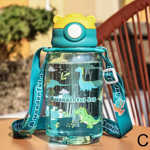 Cute Kids Water Bottle Straw Free VelnoraUSA