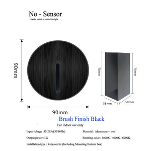 Pir Sensor Wall Lamp Embedded Step VelnoraUSA