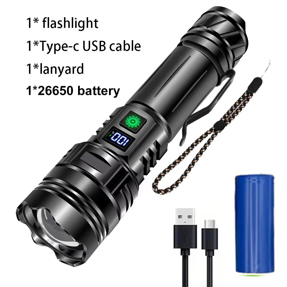 Powerful 1000000 High Lumen Led Flashlight VelnoraUSA