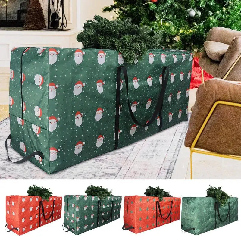 Foldable christmas tree bag 210 cm 180cm Waterproof christmas tree storage VelnoraUSA