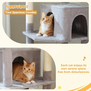 190Cm Large Cat Tree 6-Level Cat VelnoraUSA
