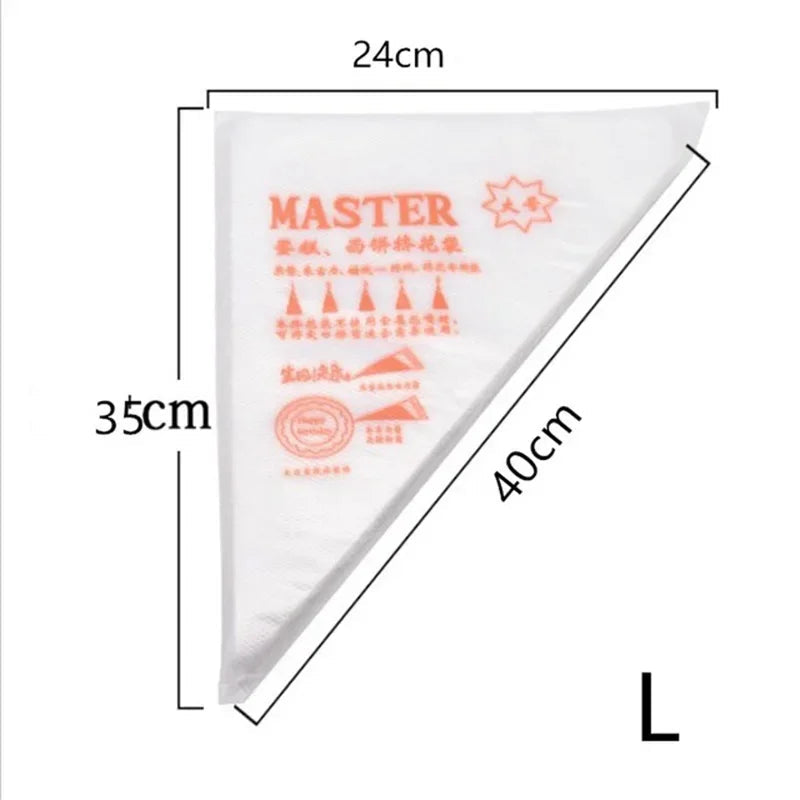 100/50/20 Pcs Disposable Pastry Bags Cake VelnoraUSA