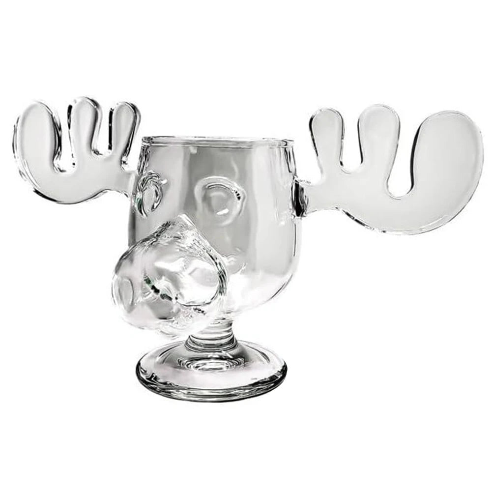 Glass Moose Mug