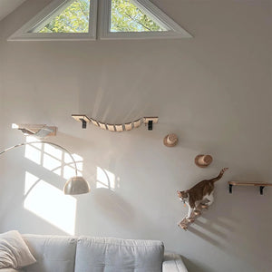 Cat Climbing Shelf Wall Mounted Four VelnoraUSA