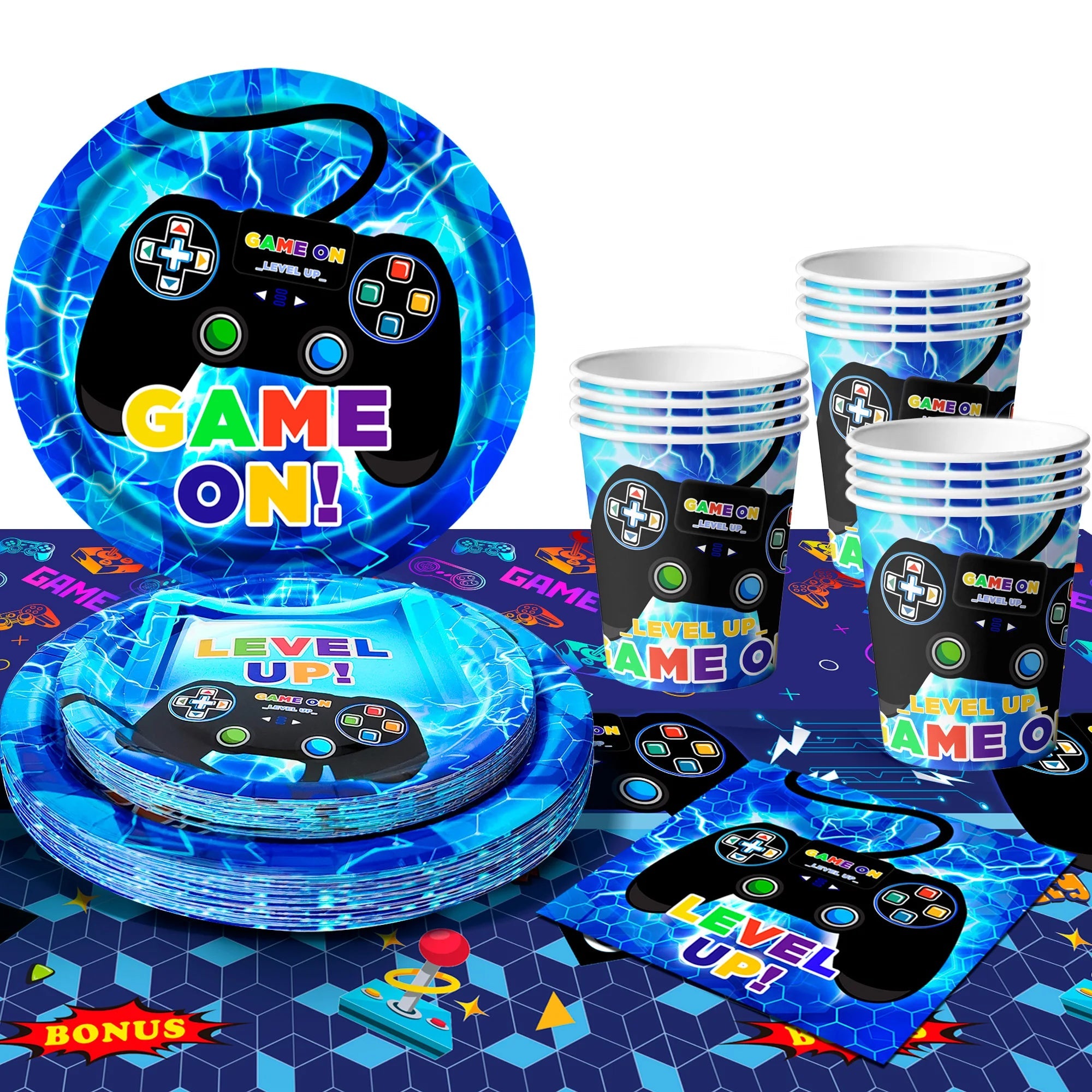 Gaming Birthday Decorations Set