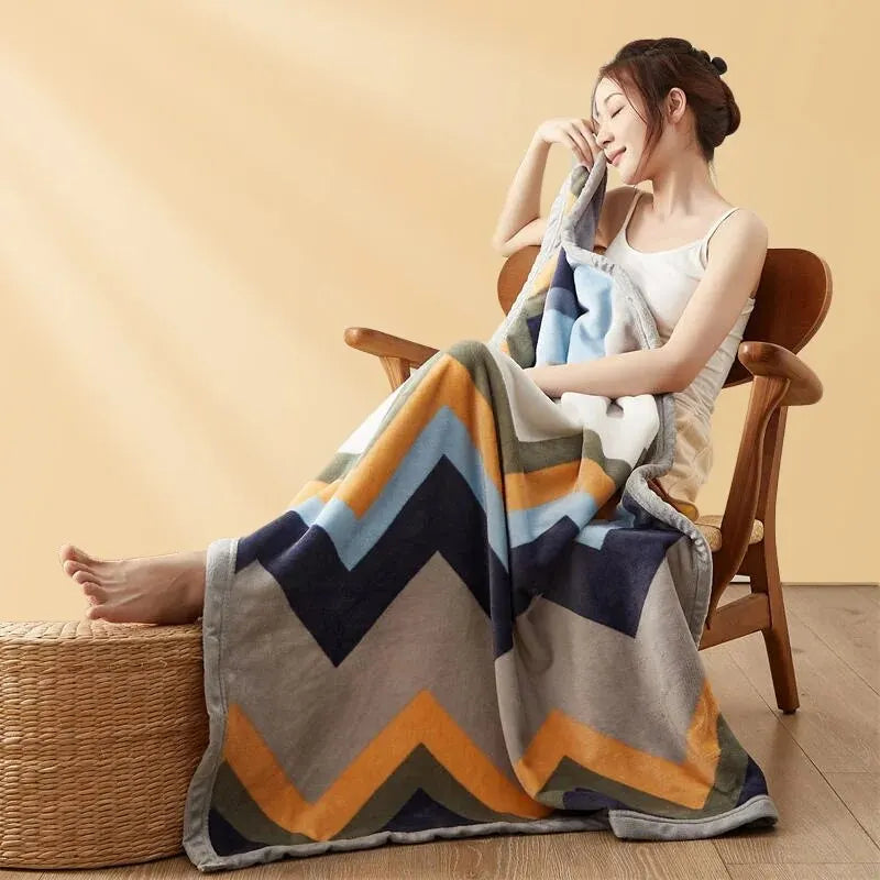 Soft Flannel Throw Blanket VelnoraUSA