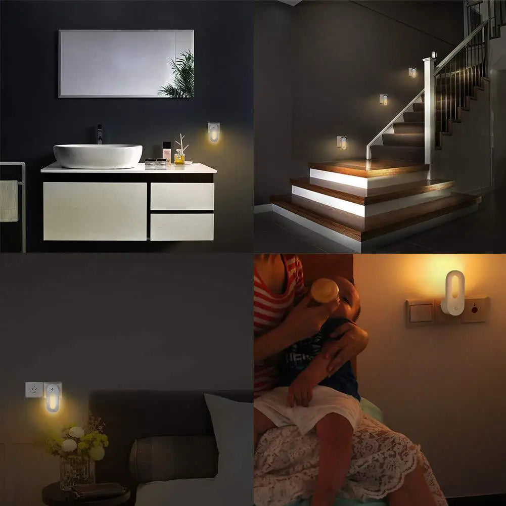 Eu/Us Plug Wall Night Light Socket VelnoraUSA